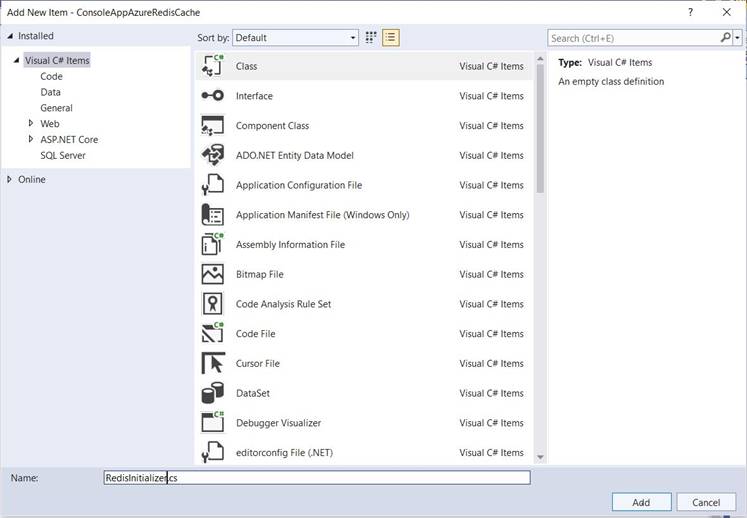 Using Azure Cache for Redis
